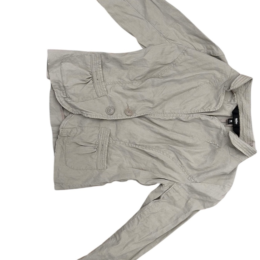 Women's Gray/Beige Casual Jacket